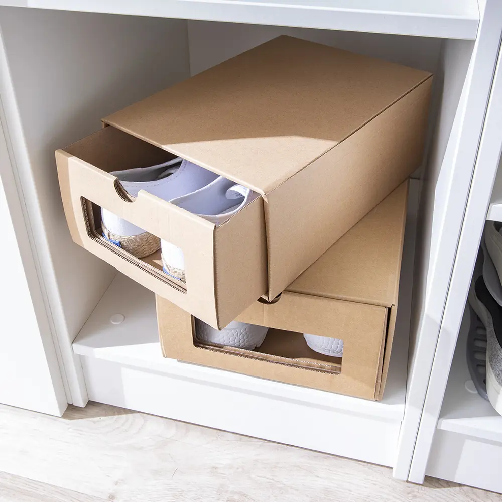 Коробка для обуви Spaceo 21x12x30 см картон 2 шт 82762245 STLM-2196256  - Вид №8