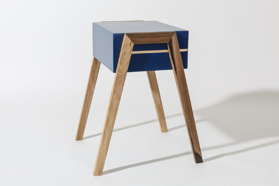 Тумбочка прикроватная с ящиком коричневая Storm G ICON DESIGNE STORM 177933 Коричневый - Вид №9