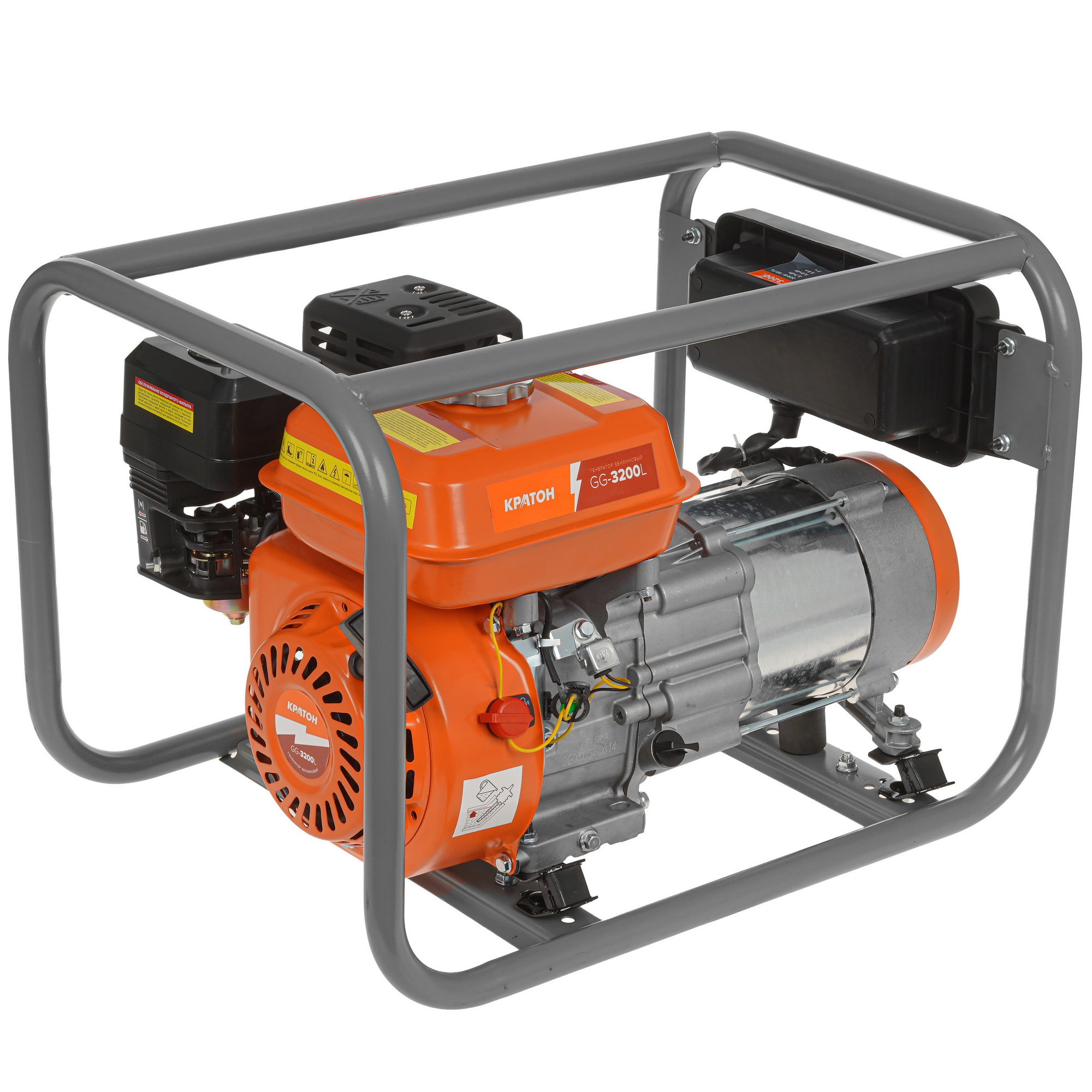 Электрогенератор   бензиновый Кратон GG-3200L 9057754 STDN-0081851 - Вид №5