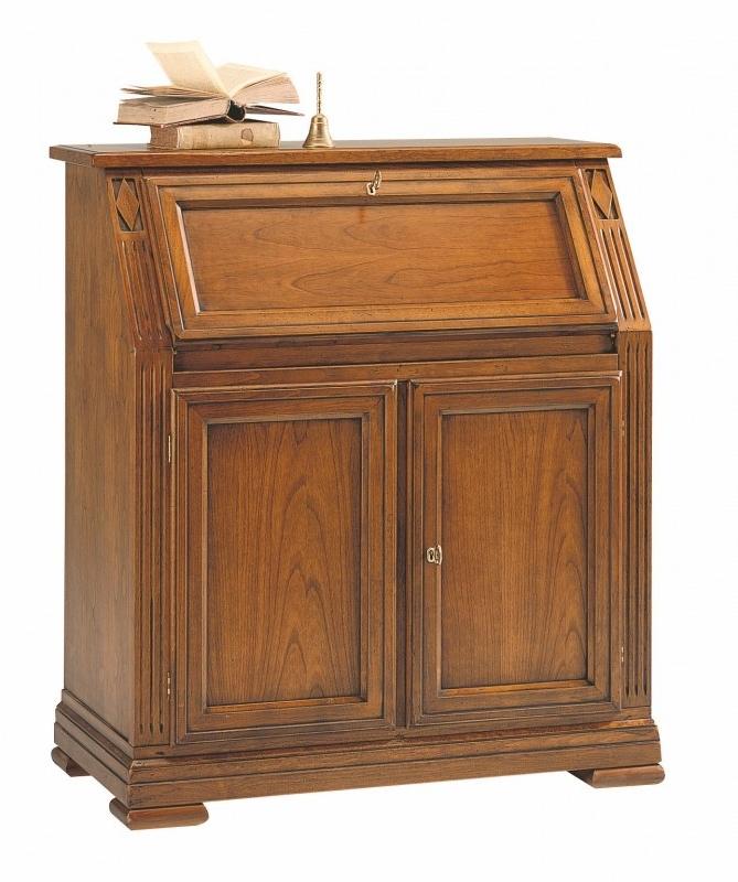 SELVA Письменный стол из вишневого дерева с откидными дверцами Villa borghese 6372 - Вид №1