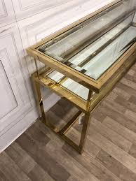 Консоль металлическая, бронза со стеклянным ящиком Harvey от Eichholtz EICHHOLTZ EICHHOLTZ 060954 Бронза;прозрачный  - Вид №2