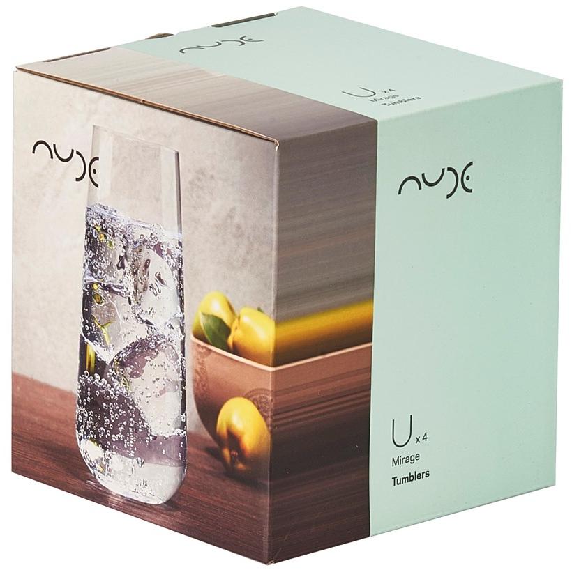 NUDE Набор из четырех хрустальных бокалов для длинных напитков Mirage sun-id-1435746 - Вид №2
