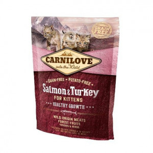 ПР0037842 Корм для котят Carnilove лосось и индейка сух. 2кг Brit