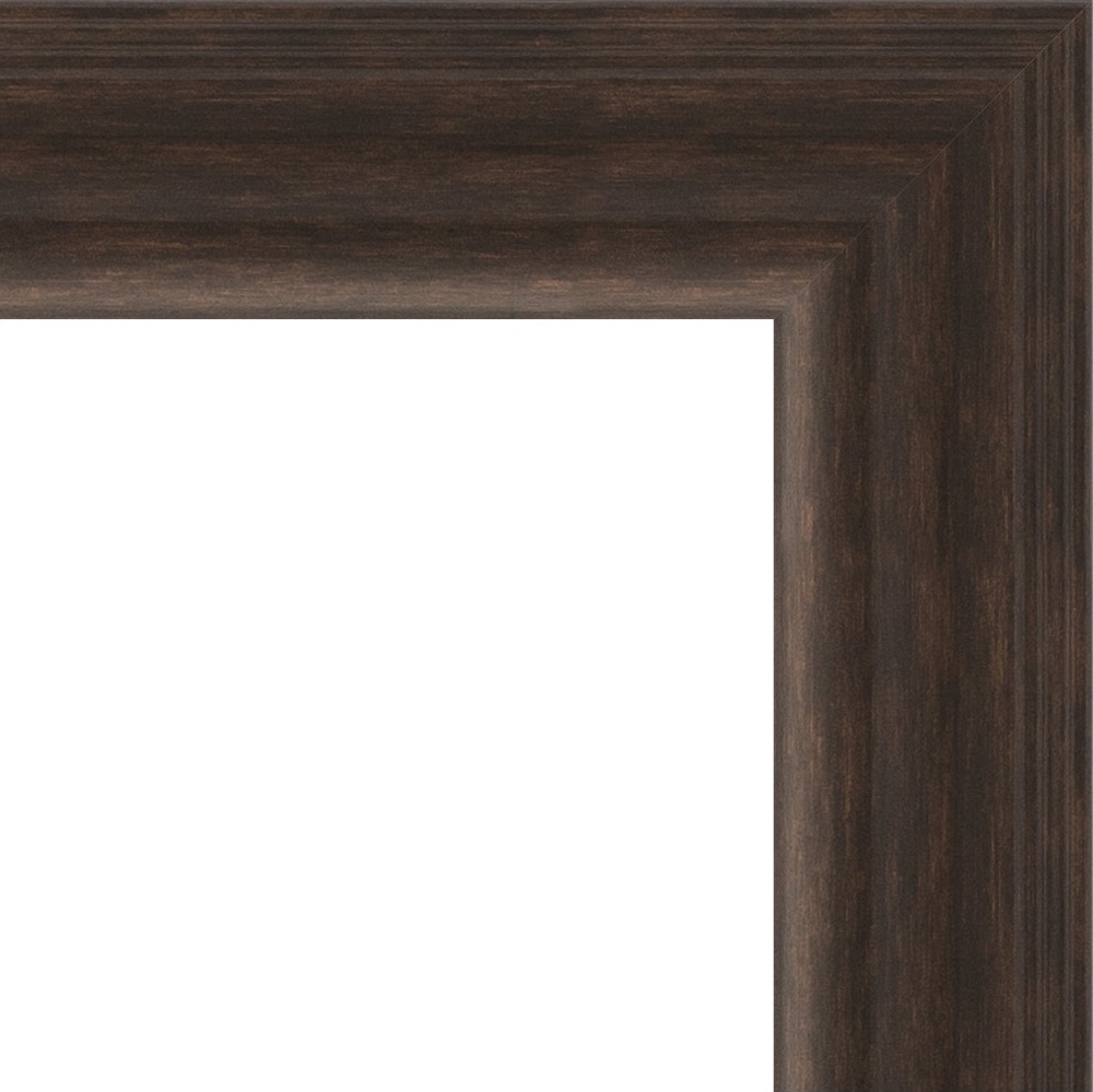 BY 1184 Зеркало с фацетом в багетной раме - палисандр 62 mm EVOFORM Exclusive - Вид №4