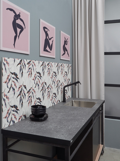 Стеновые панели - Терраццо ливз LIGRON LIST82 2355 - Вид №4