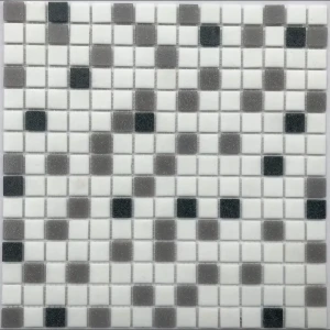 Мозаика стеклянная Artens Mix 32.7x32.7 см цвет черно-серый, 20 шт. 85237605 STLM-2035480