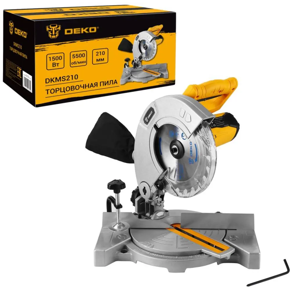 Торцовочная пила DEKO DKMS210 для точных угловых резов 89364044 STLM-0838985 - Вид №3