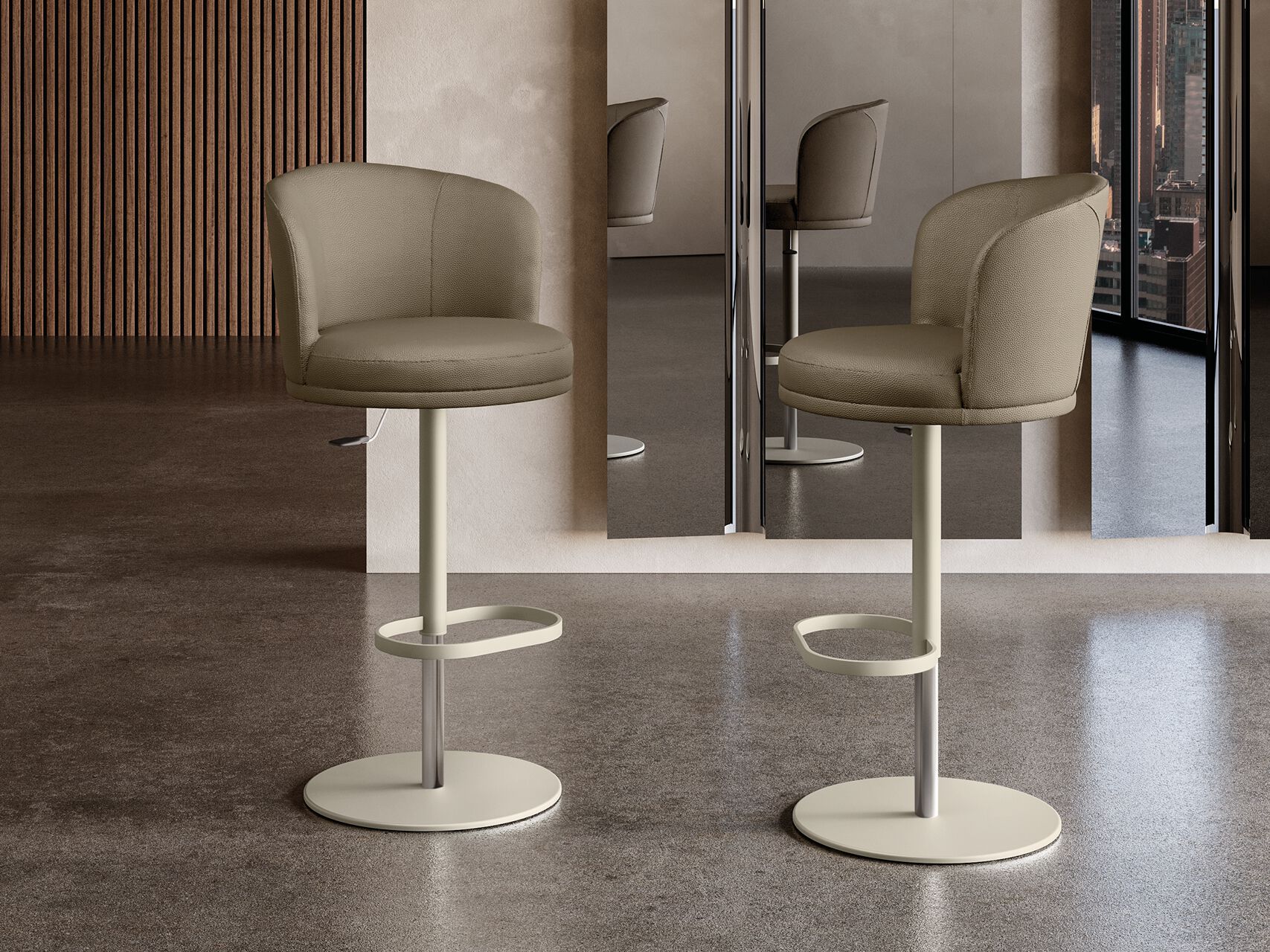 Поворотный кухонный стул EFORMA имбирь ARCH-00136588 - Вид №2