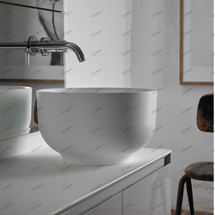 OG006 Накладная раковина на столешницу  овальная Inbani 