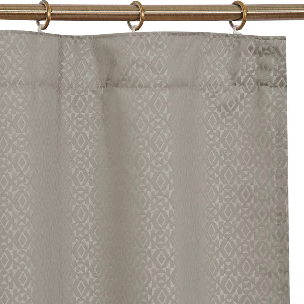 Штора на ленте Lenzo 200x280 см цвет светло-бежевый 82486321 STLM-2050614 INSPIRE  - Вид №1