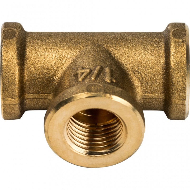 Тройник ВР 1/4" латунь STOUT SFT0019000014 - Вид №2