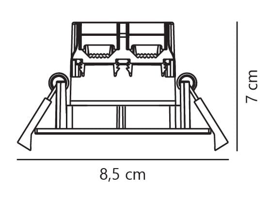 Утопленный круглый светодиодный прожектор Nordlux DORADO SMART ARCH-00029967 - Вид №5