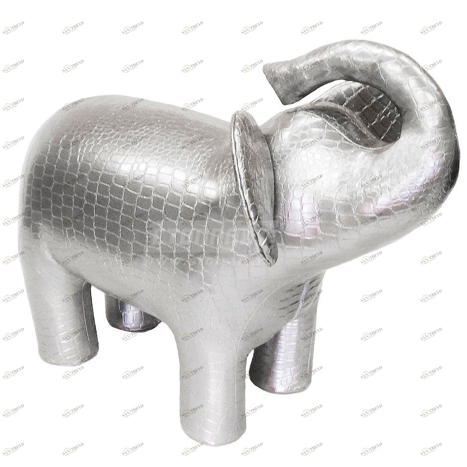 Пуфик детский серебряный "Слон 2", 94 см LESET  00-3833182 Разноцветный Santreyd 