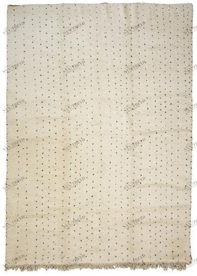 AFOLKI Прямоугольный шерстяной коврик с длинным ворсом Beni ourain Taa1254be