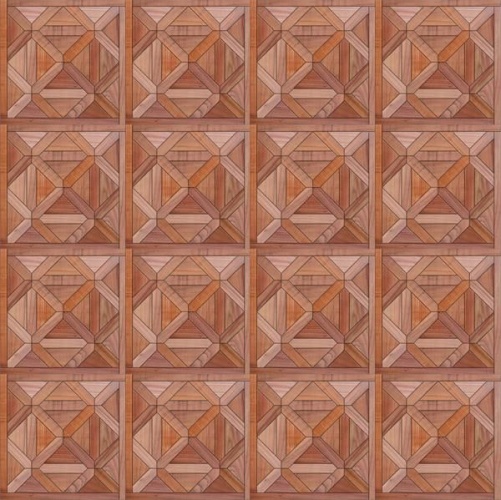 Модульный паркет Da Vinci Ализе Вишня Натур (Гладкая) 780х780 мм 2600600079 - Вид №2