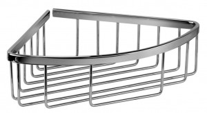 30011 Подставка для мыла угловой корзины из латуни. Bongio Royale80