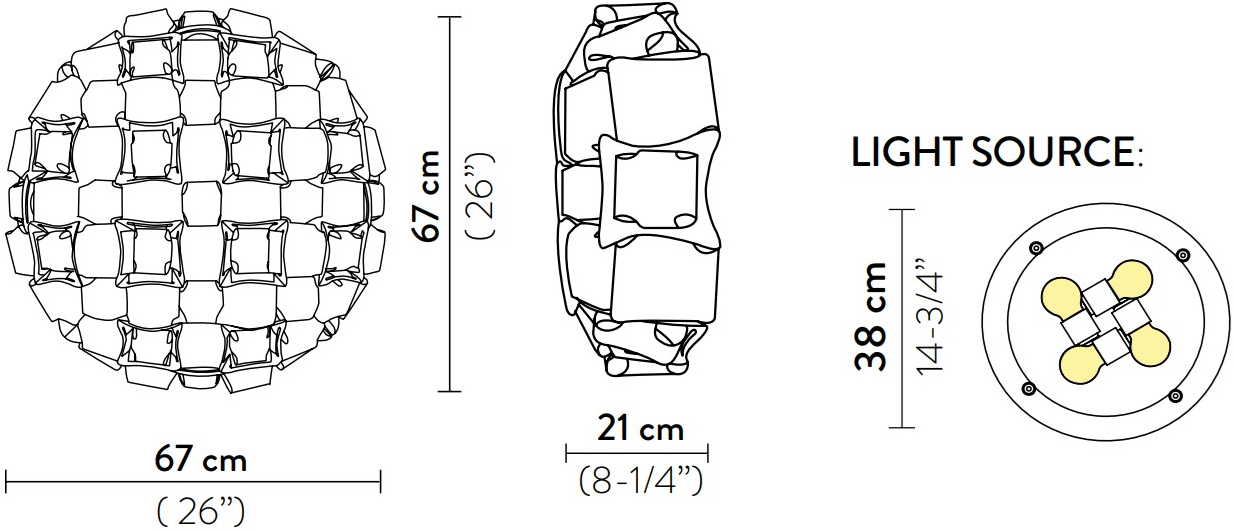Slamp Настенный светильник / потолочный светильник Mida sun-id-1436373 - Вид №12