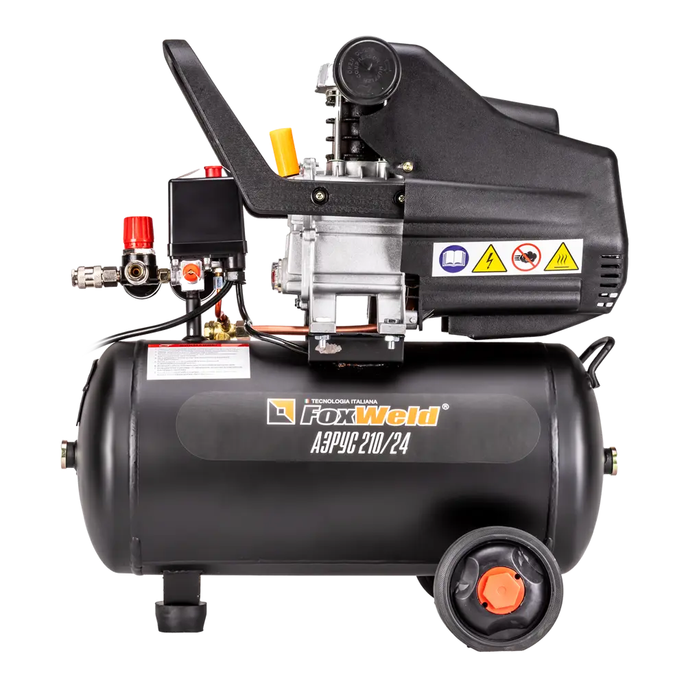 Компрессор масляный АЭРУС 24 л с производительностью 210 л/мин 15308753 STLM-0005671 - Вид №2