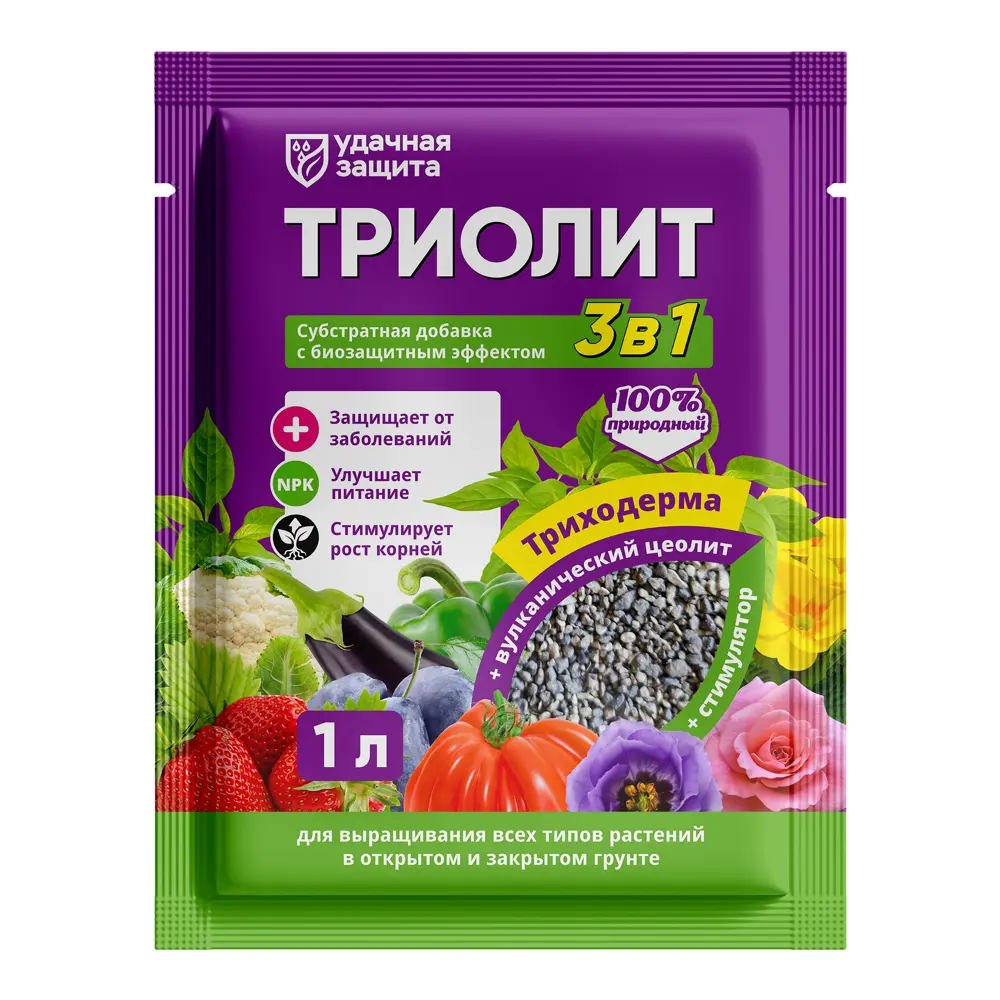 Долина Плодородия Удачная защита - стимулятор корнеобразования с триходермой 1 л 89400709 STLM-1573698