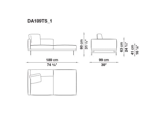Кожаный диван B&B Italia док ARCH-00130675 - Вид №33