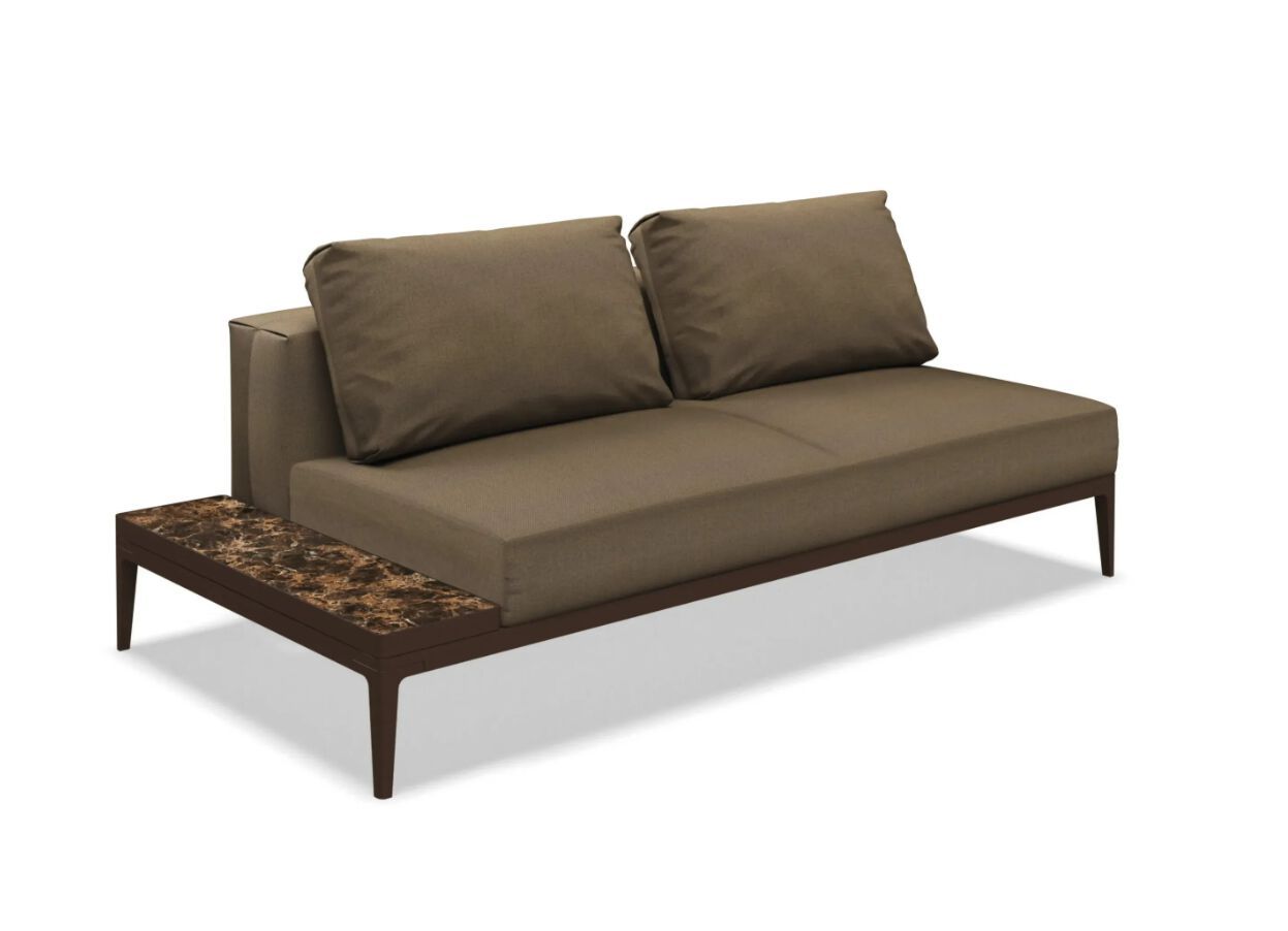 2-местный тканевый модульный садовый диван Gloster сетка ARCH-00041840 - Вид №8