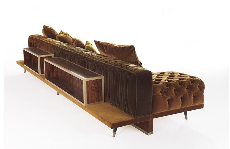 Gianfranco Ferré Home Модульный тканевый диван Highlander sun-id-1492701 - Вид №1