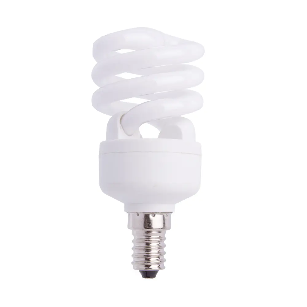 Лампа энергосберегающая Osram спираль E14 15 Вт свет холодный белый 13555961 STLM-2100482 