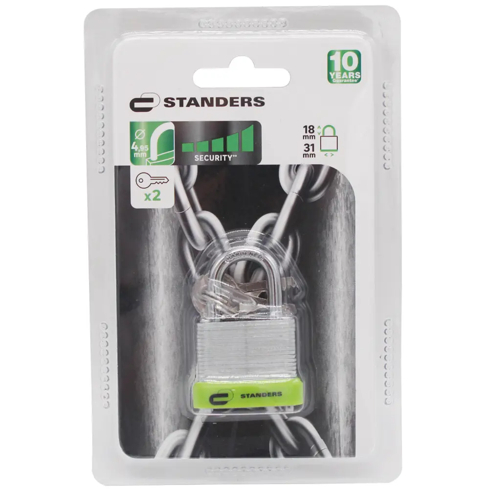 Навесной замок Standers с автоматической блокировкой для уличных конструкций 82247287 STLM-0023049 - Вид №2