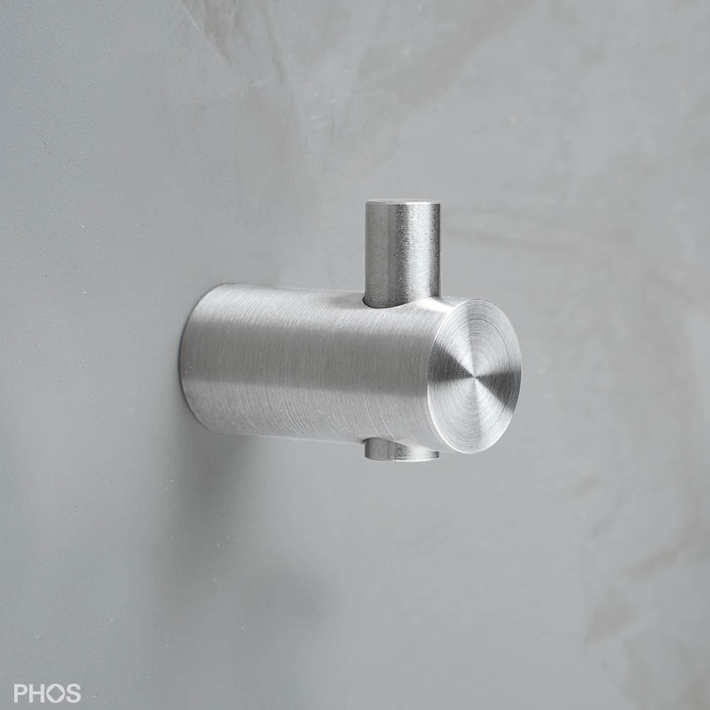 H12-35 Крючок настенный, ø12 мм, длина 3,5 см. PHOS 