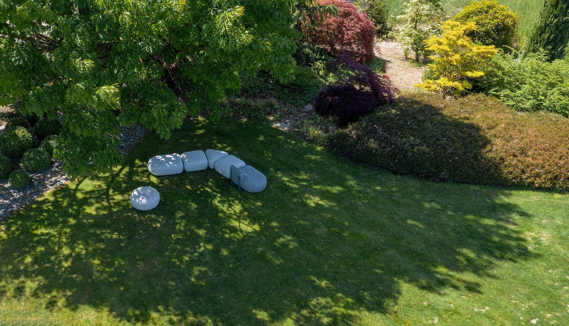 Ткань круглый сад пуфик True Design Code Out ARCH-00138872 - Вид №5