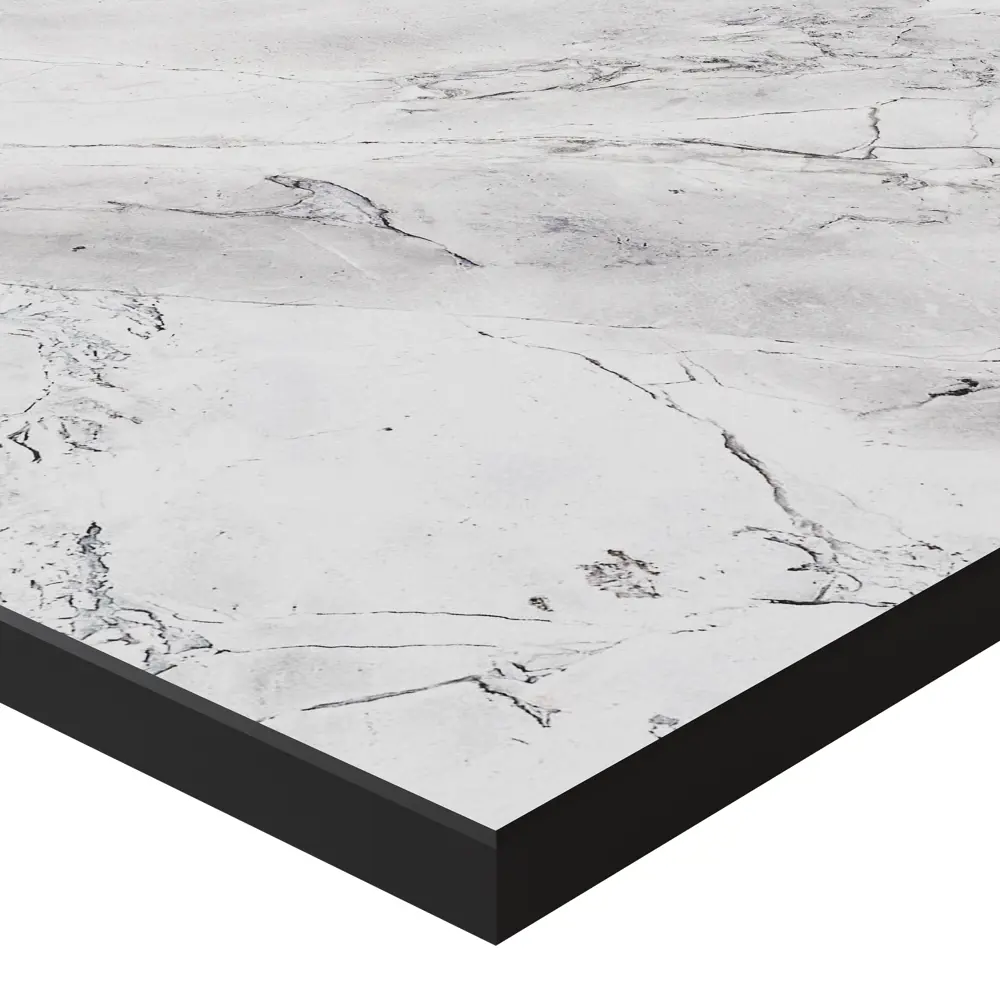 Столешница кухонная Slotex серии Кристалл 300x60x1.6 см HPL-пластик цвет серо-белый STLM-2034654 - Вид №2