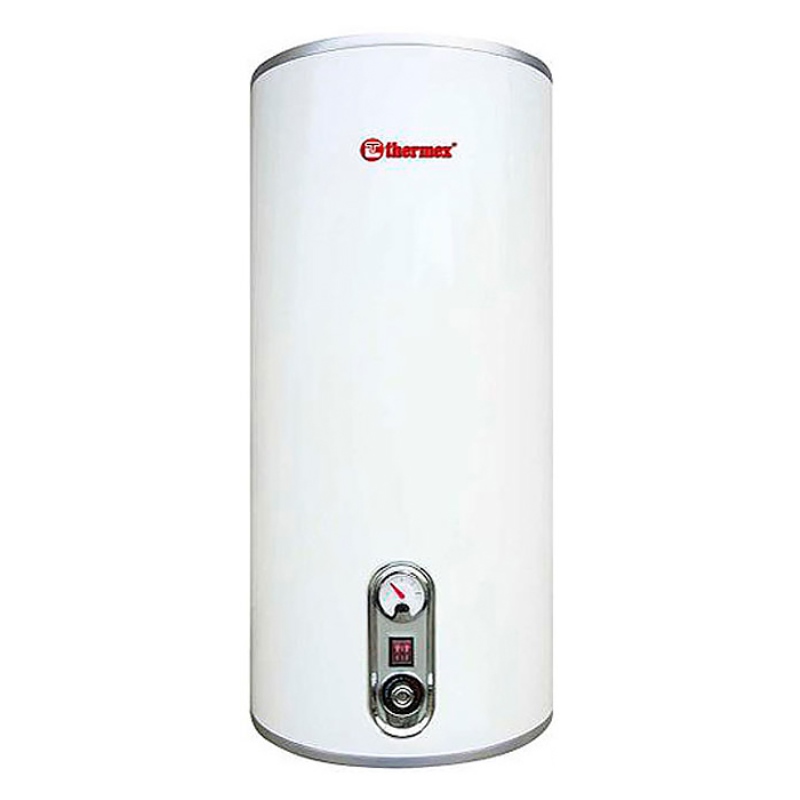 Водонагреватель электрический накопительный Praktik THERMEX 30л нержавеющий белый вертикальный 30-V PRAKTIK30V