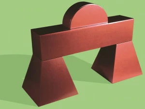 Mirabili Лакированная прямоугольная деревянная консоль Mirabili arte d'abitare