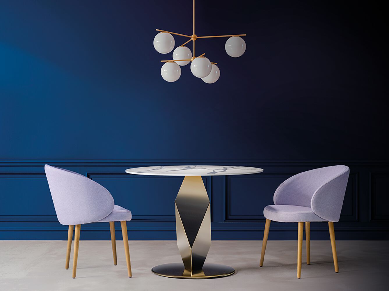 Круглый мраморный стол Vela Arredamenti Кристалл ARCH-00152894 - Вид №4