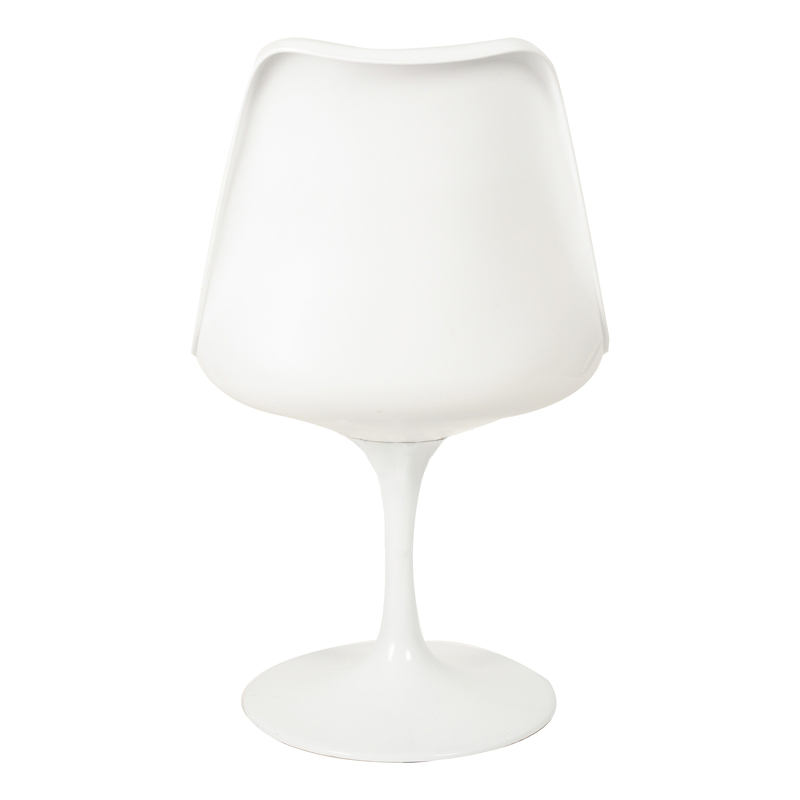 Стул пластиковый белый с черной подушкой Eero Saarinen Style Tulip Chair SOHO DESIGN ДИЗАЙНЕРСКИЕ, TULIP 131549 Черный  - Вид №2