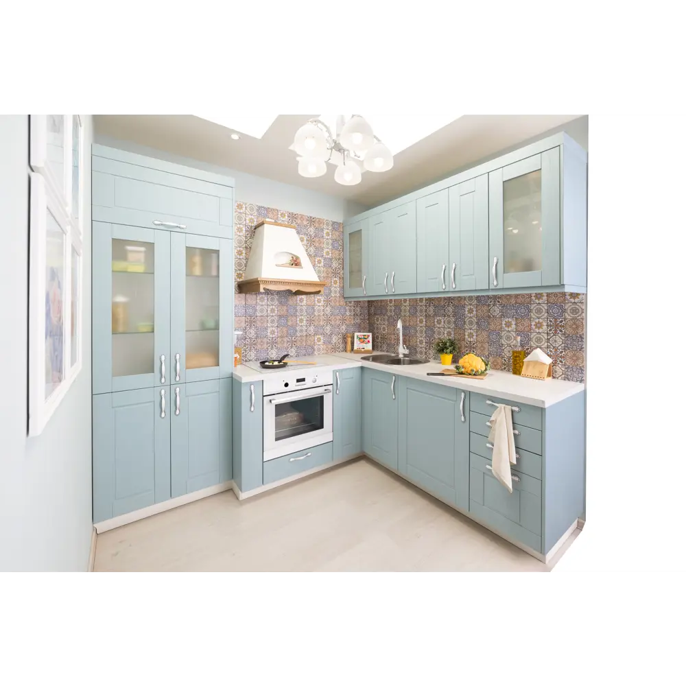 Фасад кухонный Delinia ID Томари голубой МДФ с ПВХ-покрытием 82011018 STLM-0017395 - Вид №7