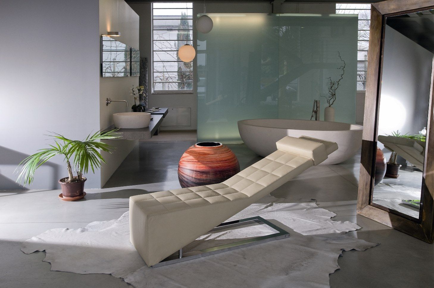 Кожаный мягкий шезлонг SITIA Sigmund ARCH-00006643 - Вид №2