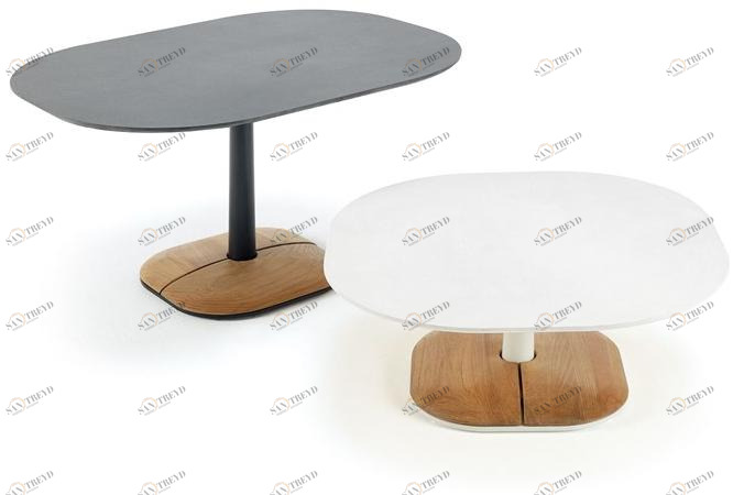 Ethimo Журнальный столик из керамического камня Enjoy sun-id-1461747