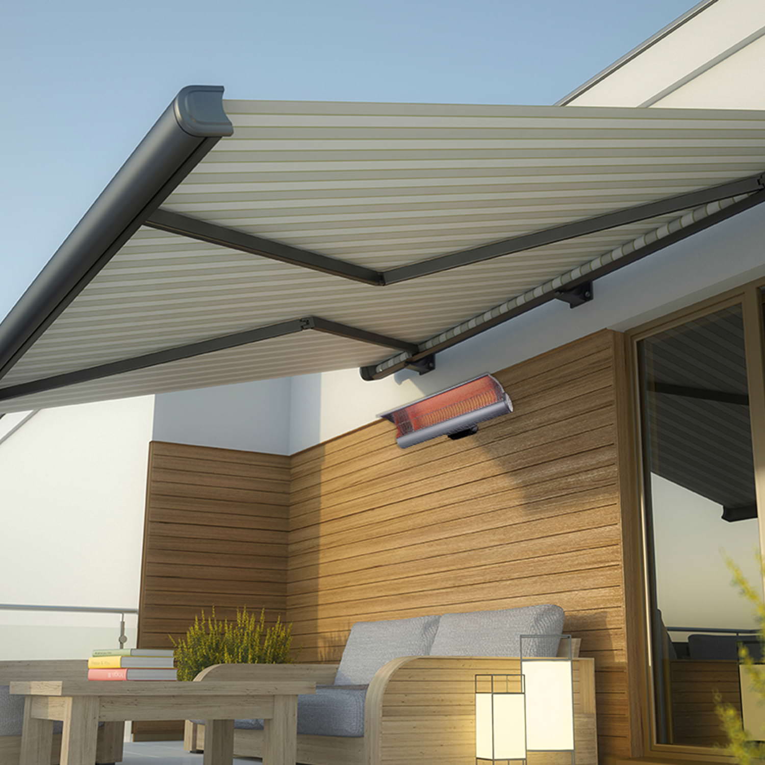 Алюминиевая и стальная инфракрасная настенная плита SINED STUFA INFRAROSSI PARETE 2000 ARCH-00096095 - Вид №4