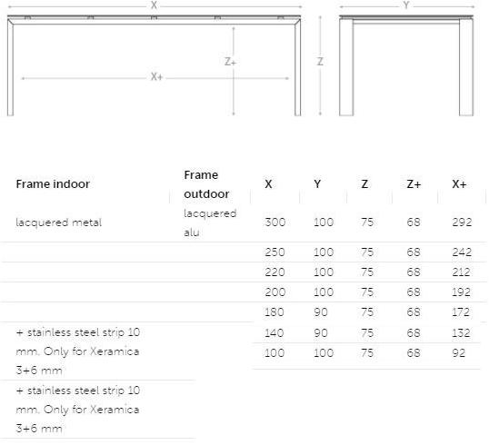 Joli Прямоугольный керамический обеденный стол Wings sun-id-1480645 - Вид №10