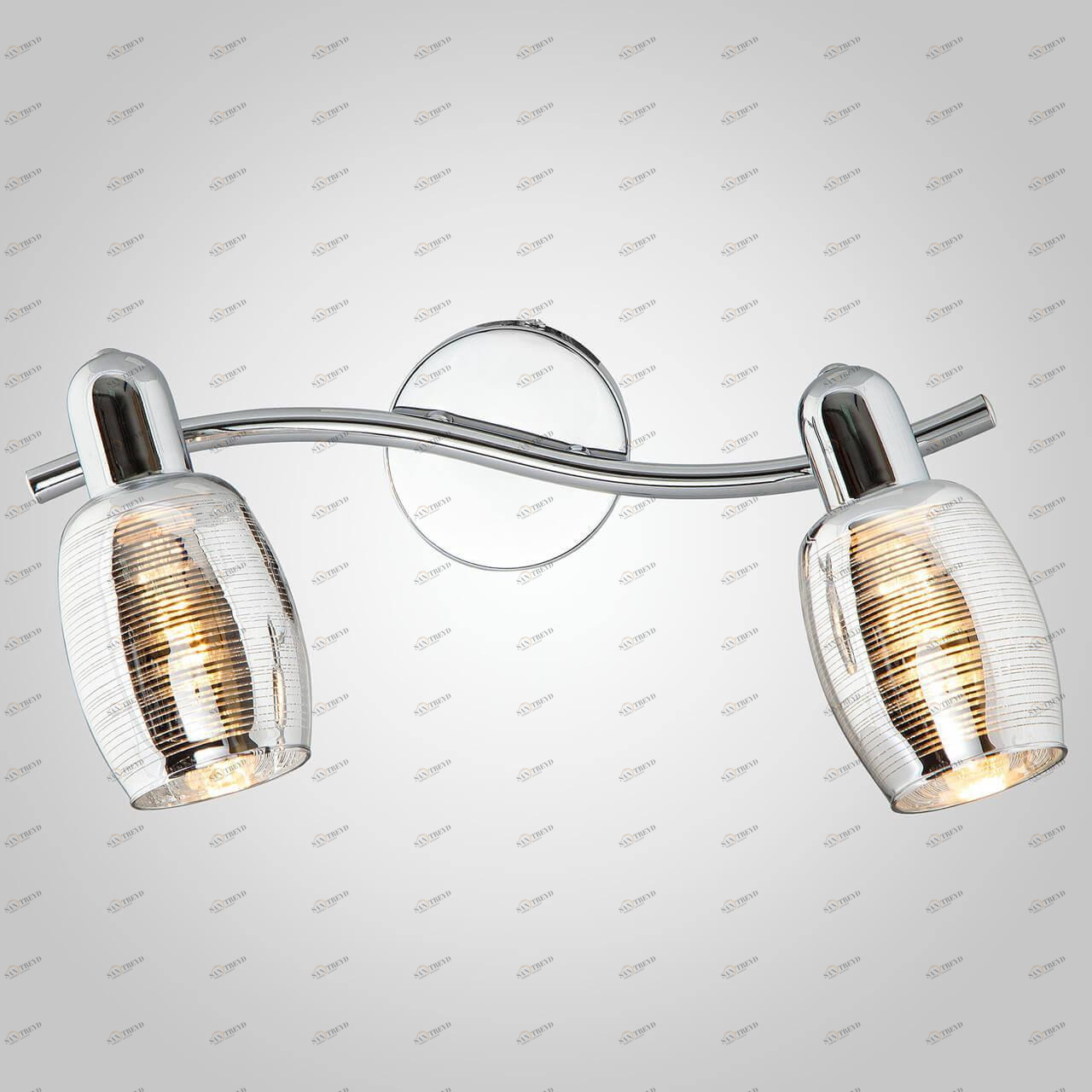 Спот настенный цвета хром Eurosvet 20033/2 EUROSVET 20033 00-3926239 Хром 