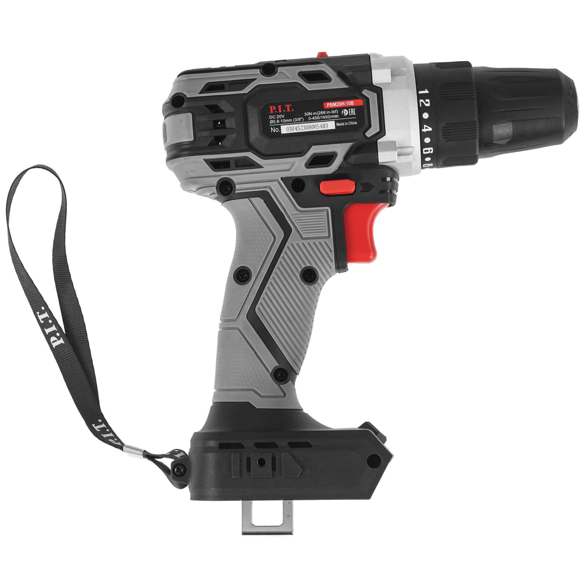 Дрель-шуруповерт PIT PBM20H-10B SOLO OnePower 20V  , Без ЗУ, Без АКБ 9086498 STDN-0117788 - Вид №1