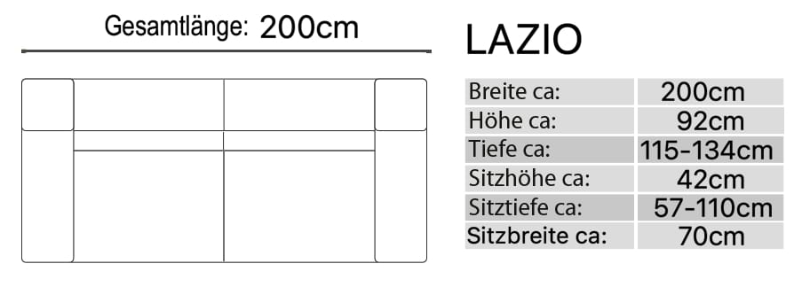 2-местный тканевый линейный диван Sofanella Лацио ARCH-00063138 - Вид №5