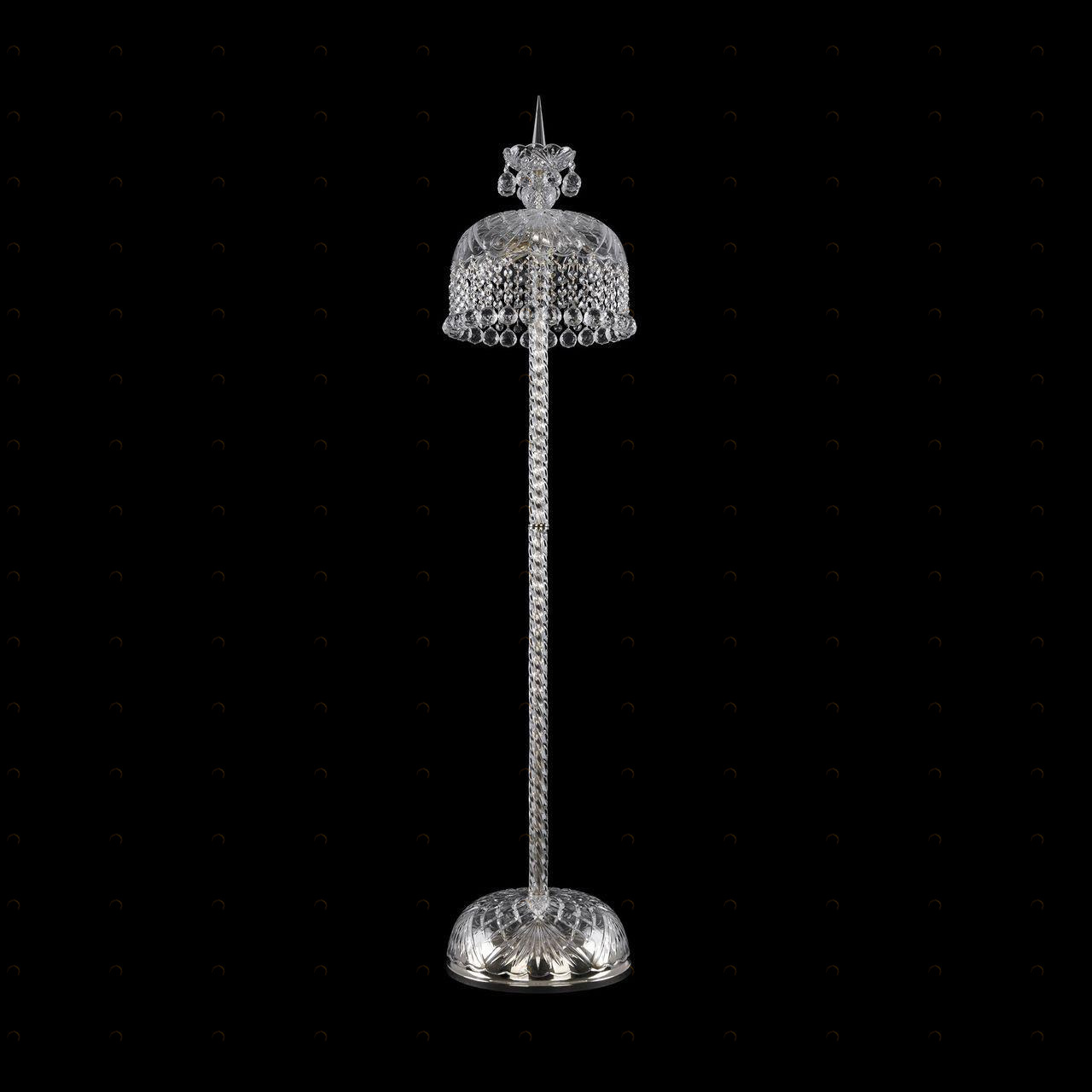 Торшер хрустальный на 5 ламп 145х30 см нежно-золотой Bohemia Ivele 14781T4/30-145 G Balls BOHEMIA IVELE ЭЛИТНЫЕ 00-3889493 Золото;прозрачный 