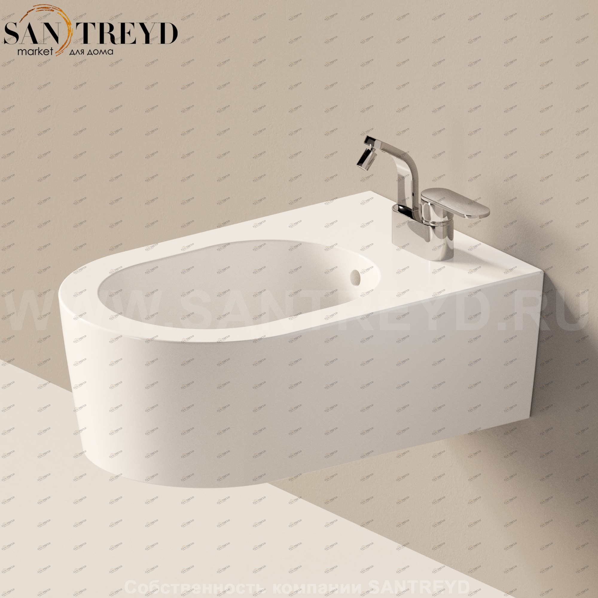 5051B9016 Биде подвесное Link Ceramica Flaminia