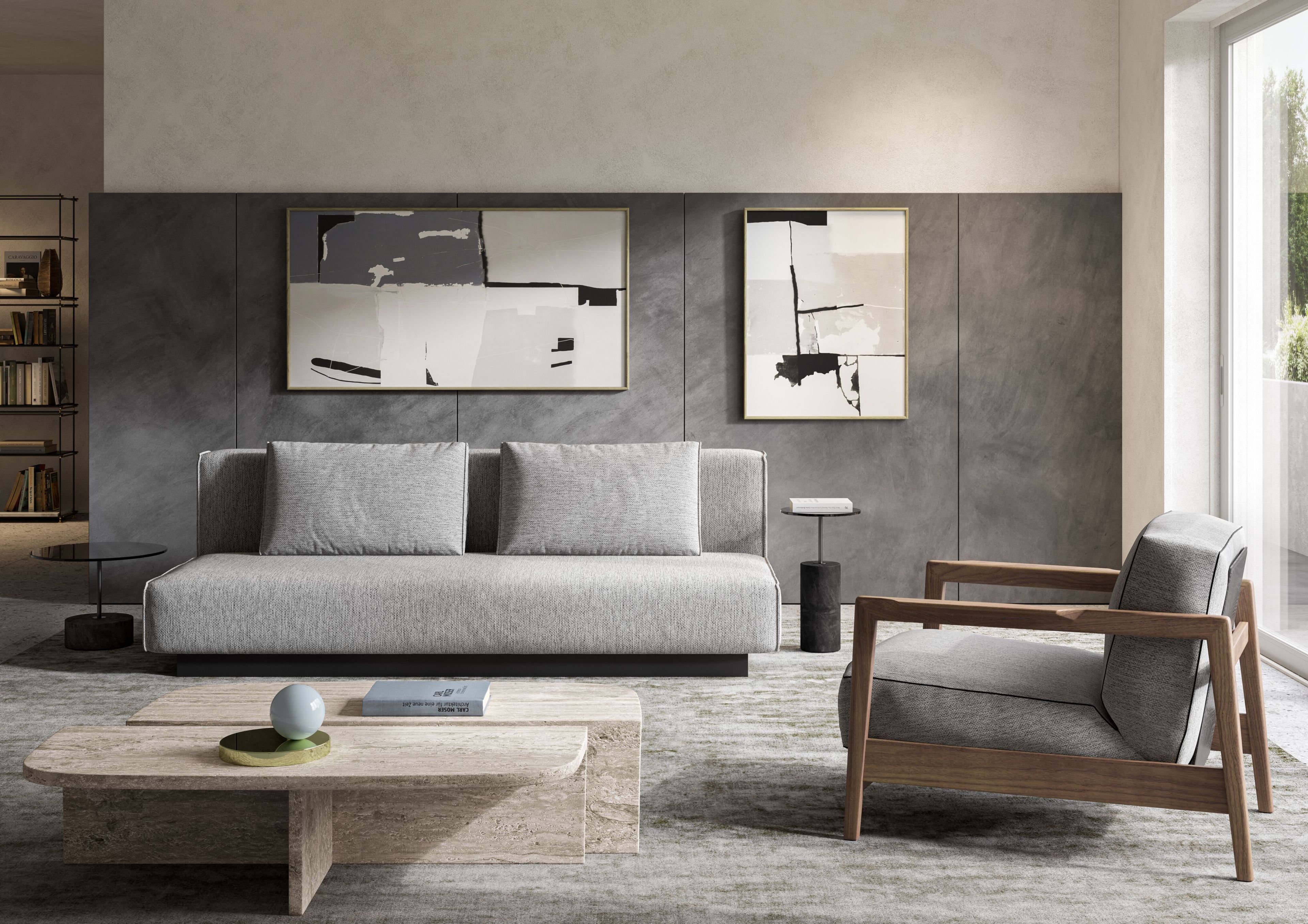 Диван-кровать из ткани или кожи Vibieffe 2505 DESIGUAL ARCH-00019054 - Вид №1