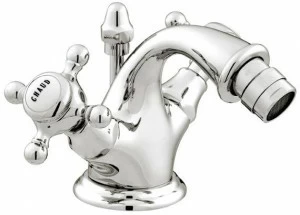 Bronces Mestre Смеситель для биде с одним отверстием из хромированной стали Retro 035020.000.50