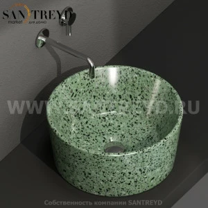 FO035GV Накладная раковина на столешницу  круглая Ceramica Globo