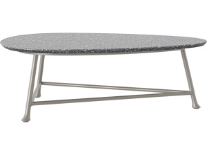 Овальный садовый столик