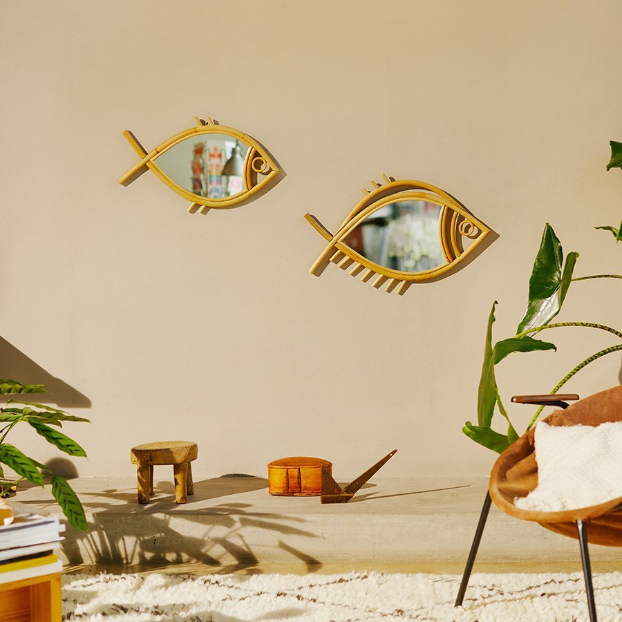 Зеркало настенное коричневое Tan-Tan XL DOIY ДИЗАЙНЕРСКИЕ 00-3880893 Коричневый  - Вид №1